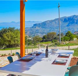 3 bedroom villa with pool, near Scopello, sleeps 6